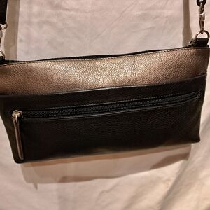Chic Black and Bronze Crossbody Bag